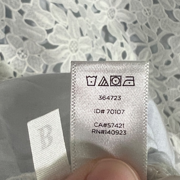 LOFT Sleeveless Floral Lace Midi Tulip Style Dress Spring Summer Ladies Size 8 - Picture 9 of 12